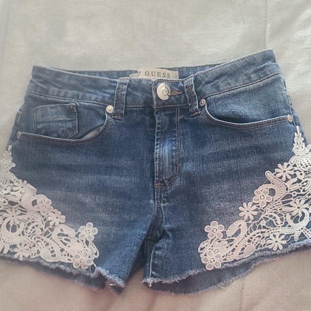 Girls size size 10 shorts and 12